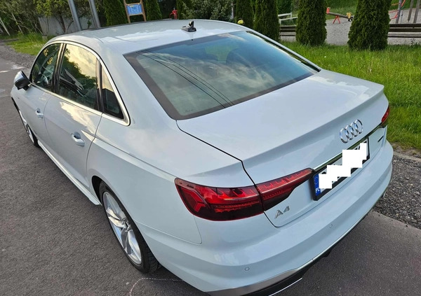 Audi A4 cena 169000 przebieg: 27752, rok produkcji 2023 z Lędziny małe 254